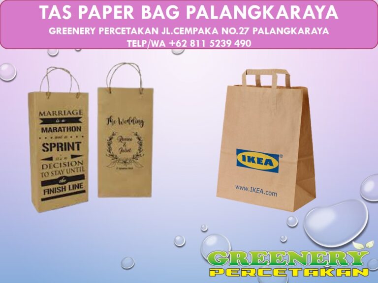 CETAK PAPER BAG PALANGKARAYA