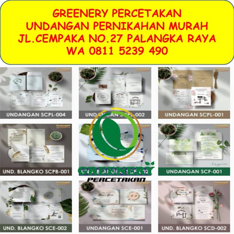 UNDANGAN PERNIKAHAN PALANGKARAYA