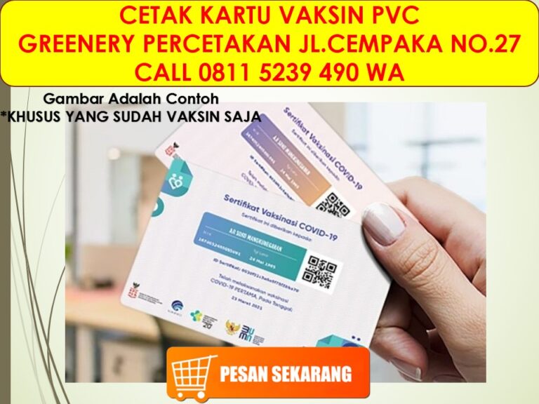KARTU VAKSIN PALANGKARAYA