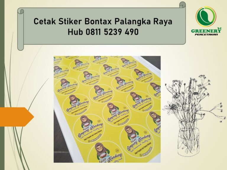 Apa itu Stiker Bontax dan Manfaatnya