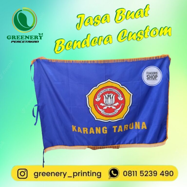 Jasa Pembuatan Bendera di Palangkaraya Hub 0811 5239 490 WA